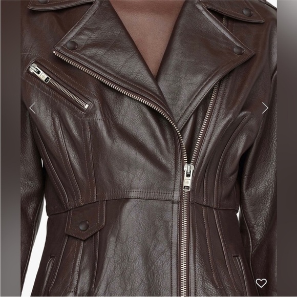Anine Bing leather moto jacket NEW - Picture 10 of 11